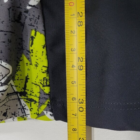 SwimSuit One Piece Green Blue Floral Dress Bathing Suit Adjustable Strap Sz XL - Picture 10 of 14